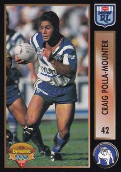 1994 Dynamic Rugby League Series 1 #42 Craig Polla-Mounter Front